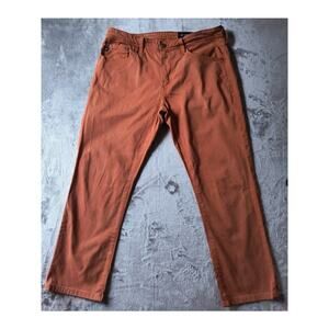Men's AG (Adriano Goldschmied) Everett Slim Straight Pants - Rust Brown - 34x34
